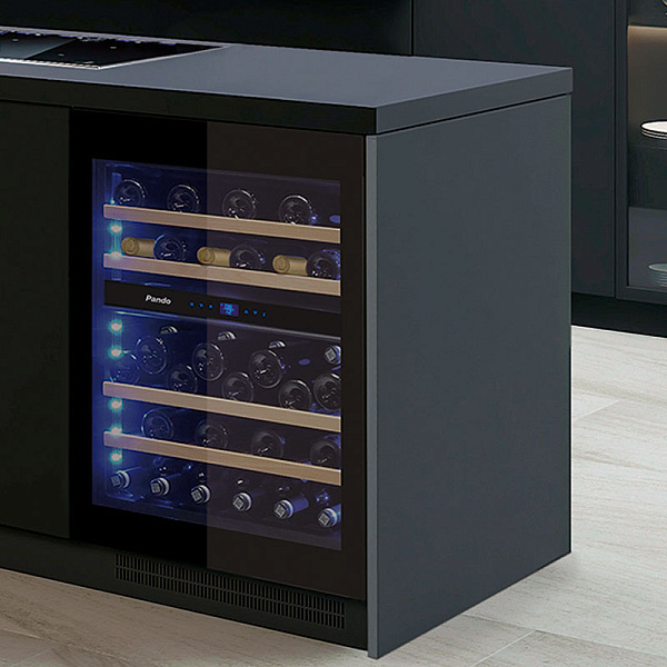 Винный шкаф PVMBP 60-44 CRR / CRL W